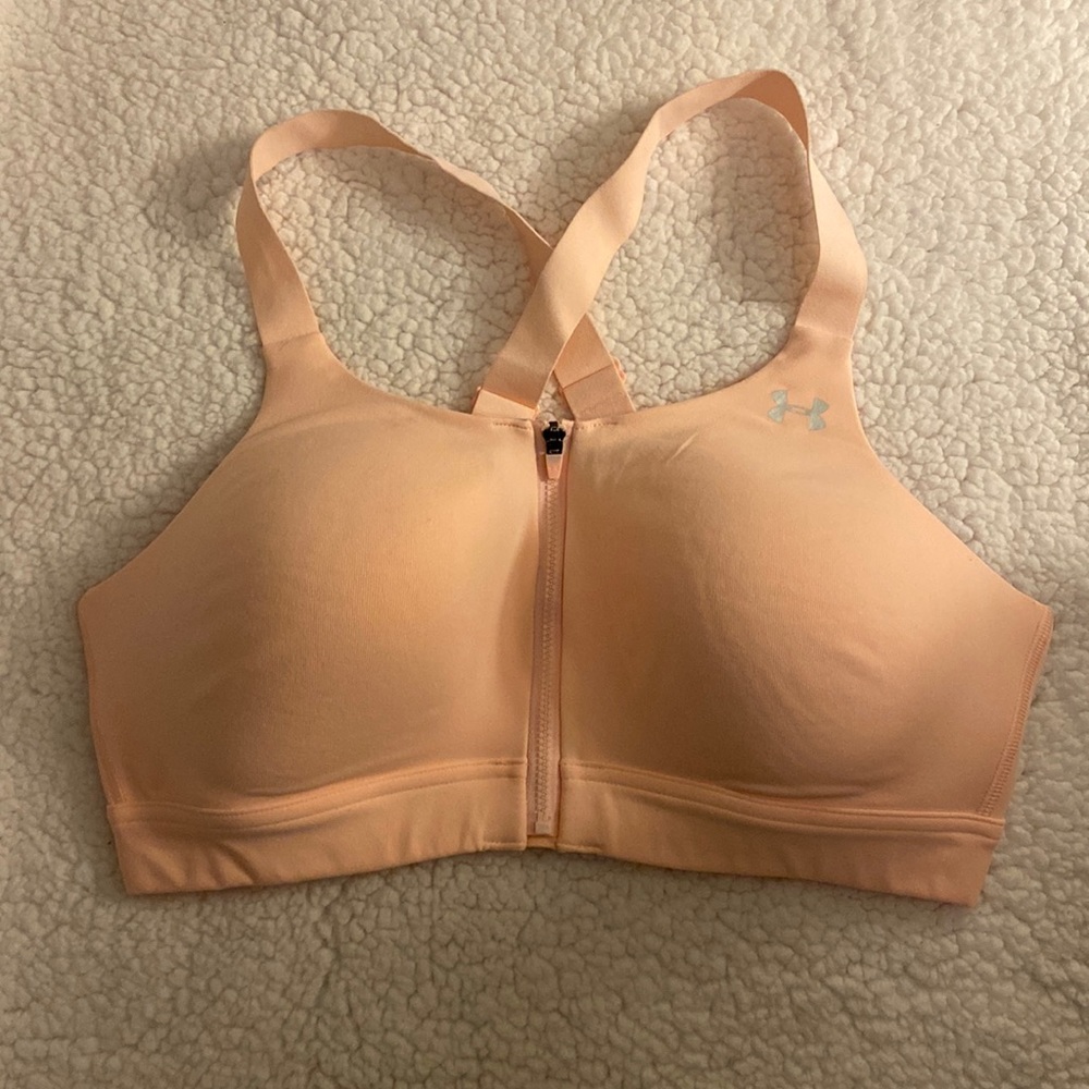 Under Armour zip cross back sportsbra